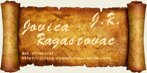 Jovica Ragastovac vizit kartica